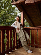 Hedy ribstop broek sage - Les Soeurs