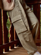 Hedy ribstop broek sage - Les Soeurs