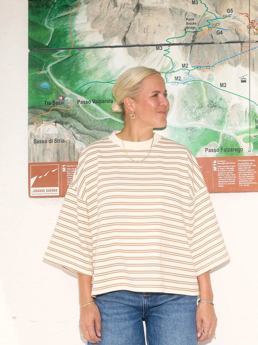 Cary sweatshirt stripes - Les Soeurs