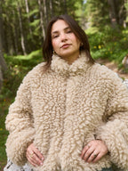 Turner teddy vest naturel - Les Soeurs