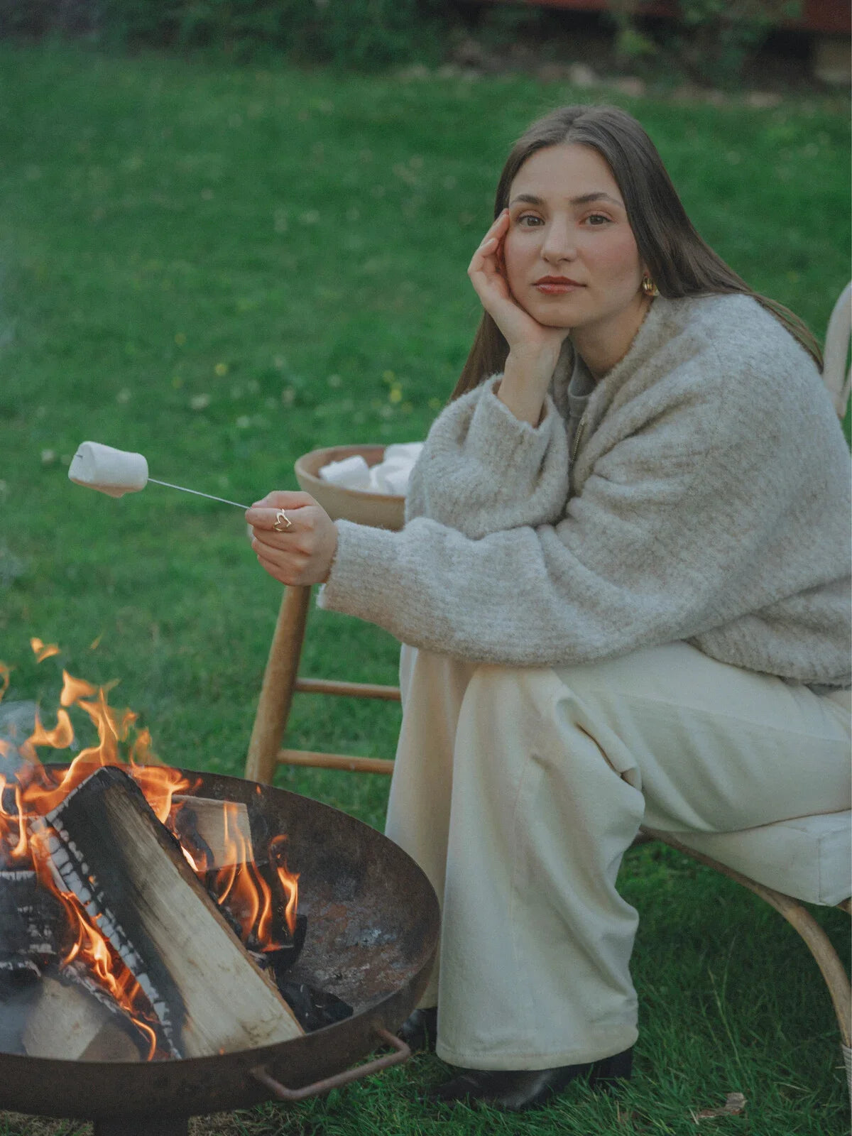 Jules ecru jeansbroek - Les Soeurs