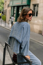 Jodie Jacket Denim - Les Jumelles