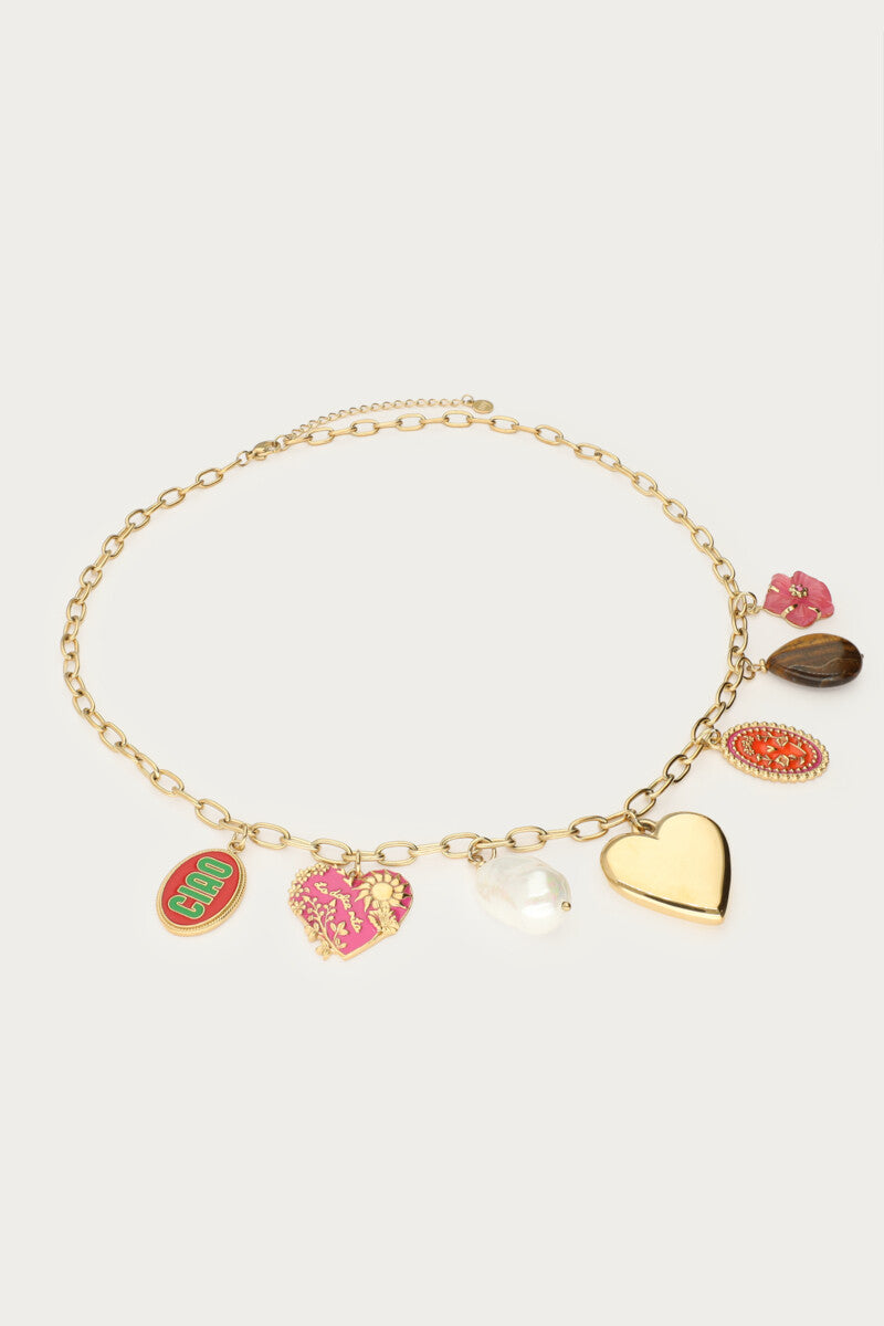 Ciao schakelketting met bedels