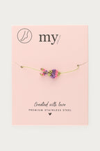 Enkelband met multikleur vis - My Jewellery