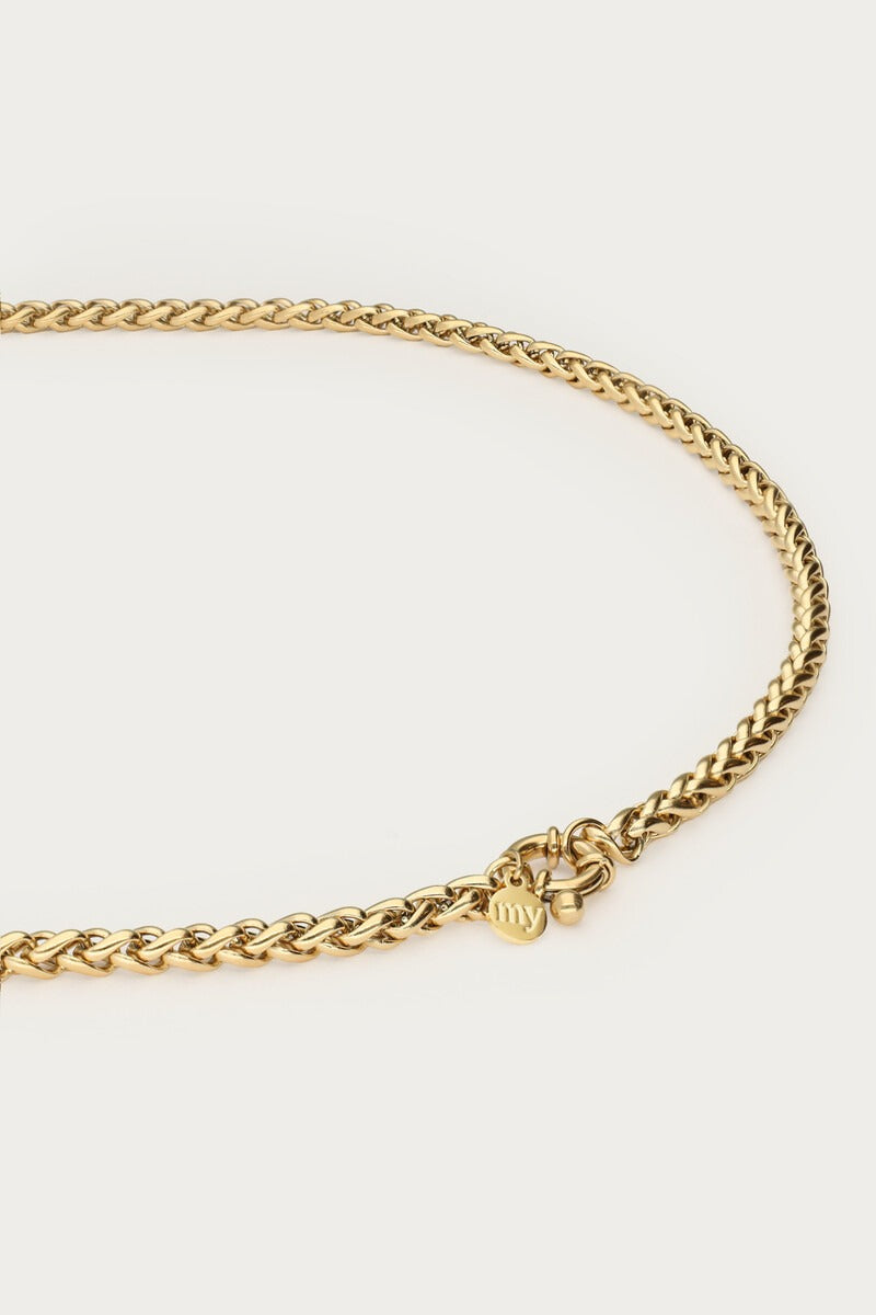 Basic schakelketting met slotje - My Jewellery