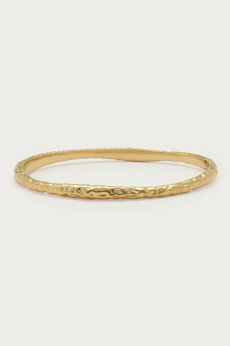 Bold bangle 'hammered' - My Jewellery