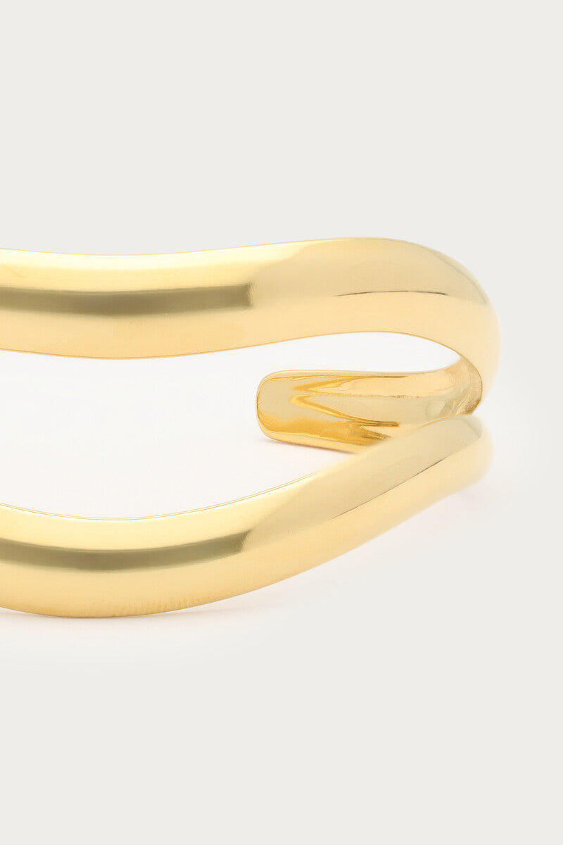 Bold bangle dubbele swirl armband - My Jewellery