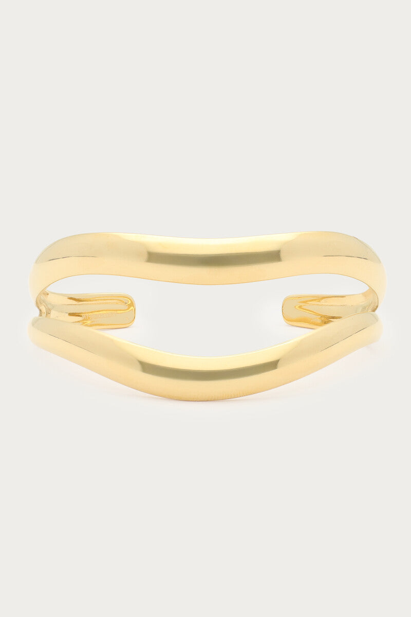 Bold bangle dubbele swirl armband - My Jewellery