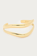 Bold bangle dubbele swirl armband - My Jewellery