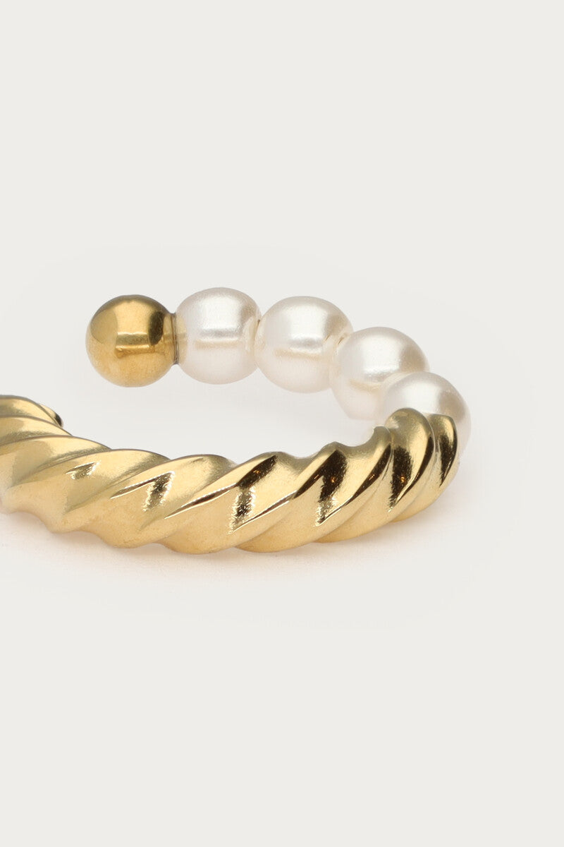 Bold ear cuff met imitatieparels - My Jewellery