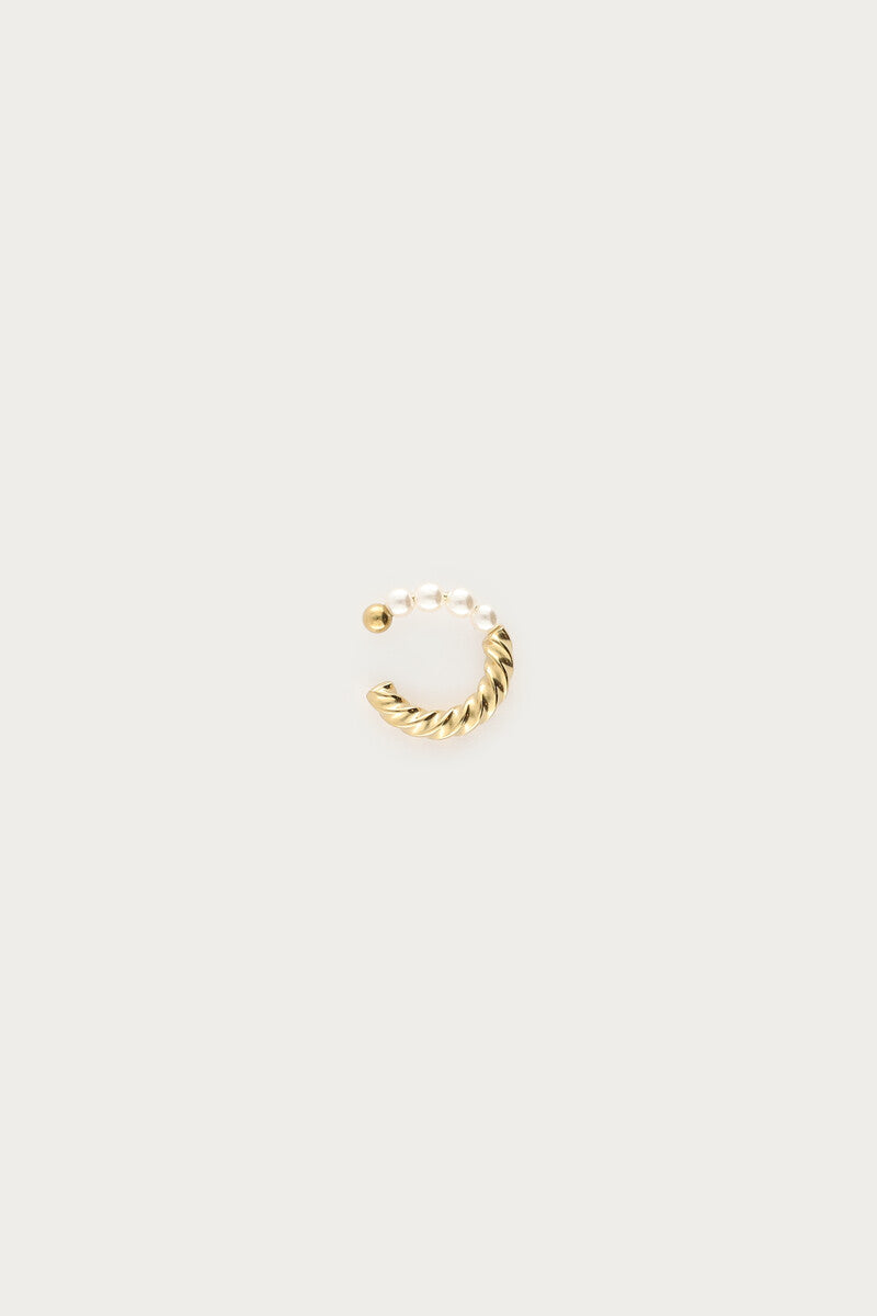 Bold ear cuff met imitatieparels - My Jewellery