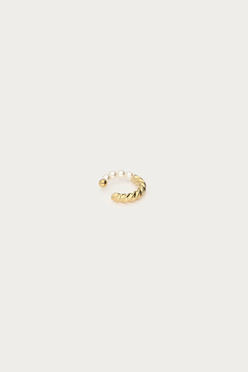 Bold ear cuff met imitatieparels - My Jewellery