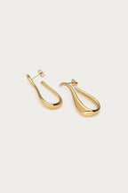 Bold oorringen lange swirl - My Jewellery