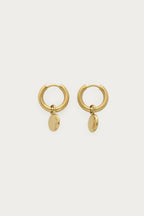 Bold oorringen met ovalen dot - My Jewellery