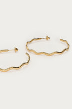 Bold oorringen met swirl - My Jewellery