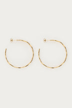 Bold oorringen met swirl - My Jewellery