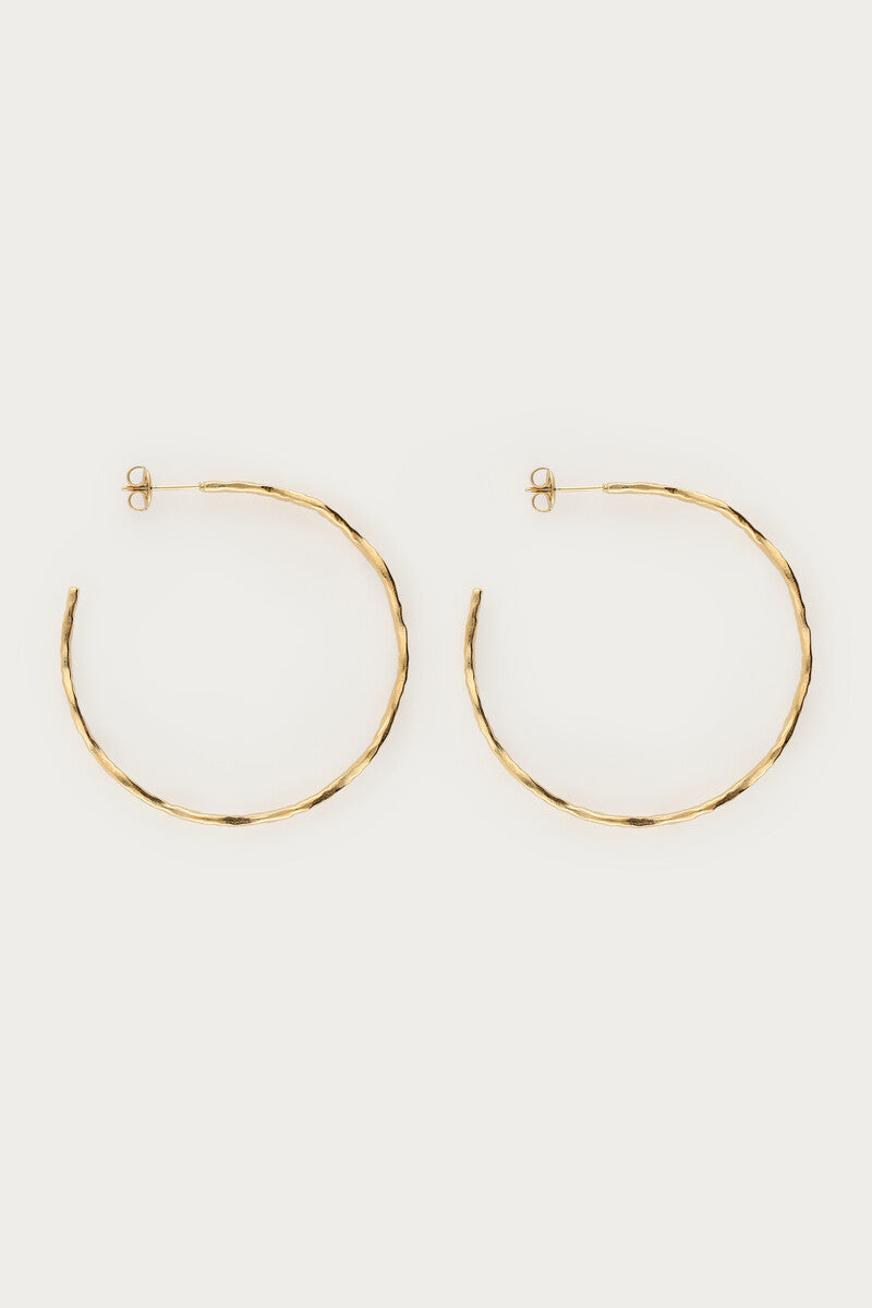 Bold oorringen met swirl - My Jewellery
