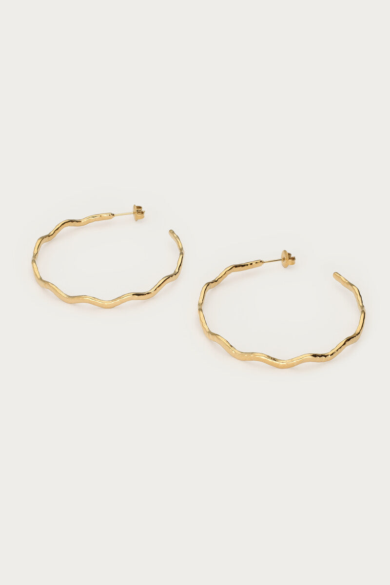 Bold oorringen met swirl - My Jewellery