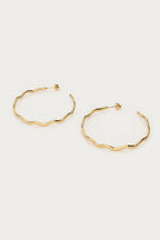 Bold oorringen met swirl - My Jewellery