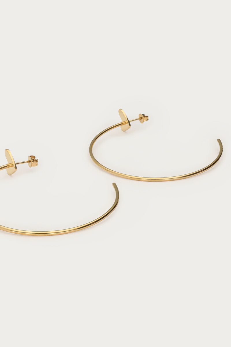 Bold grote oorringen met hart - My Jewellery