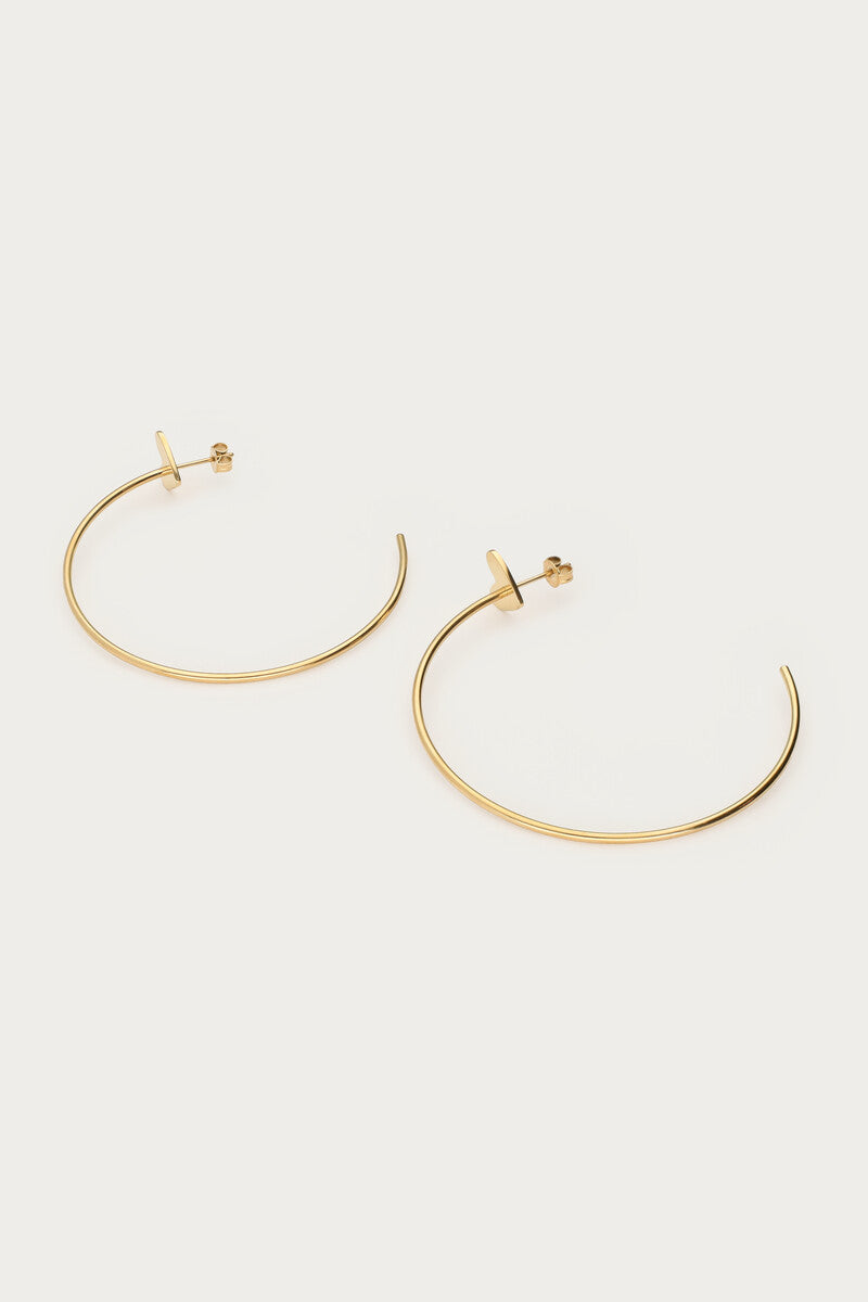 Bold grote oorringen met hart - My Jewellery