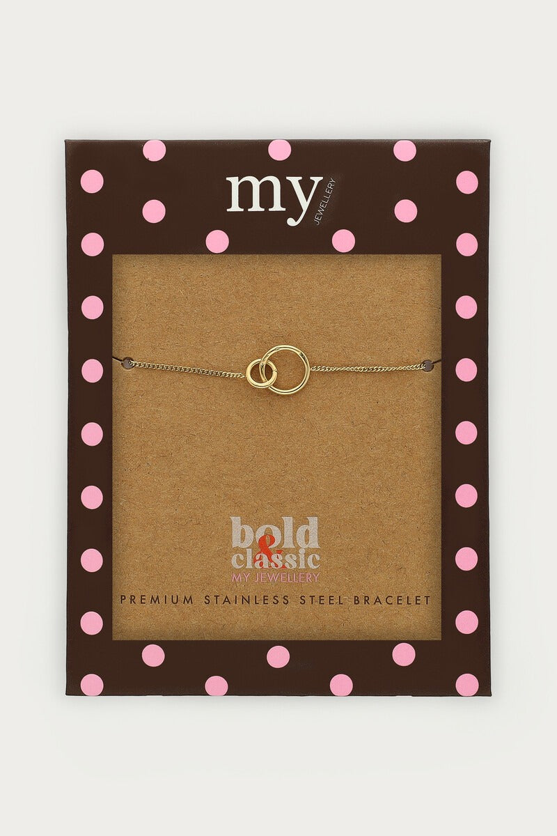 Bold minimalistische armband met open cirkels - My Jewellery