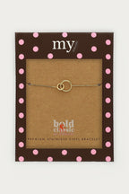 Bold minimalistische armband met open cirkels - My Jewellery