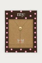 Bold minimalistische y-ketting met dots - My Jewellery
