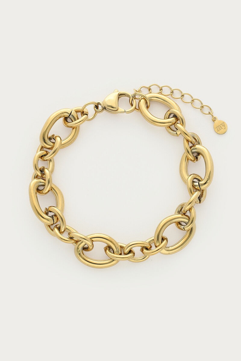 Rose Bold statement schakelarmband - My Jewellery