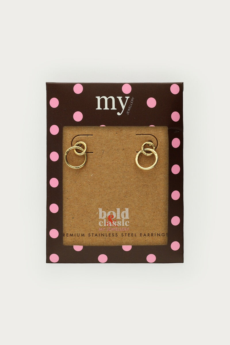 Bold studs met open cirkels - My Jewellery