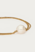 Bold driedubbele armband met imitatieparel - My Jewellery