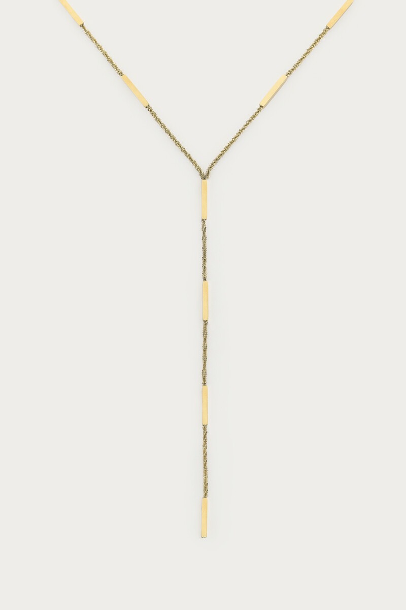 Bold y-ketting met tubes - My Jewellery