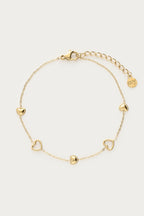Armband met open hartjes - My Jewellery