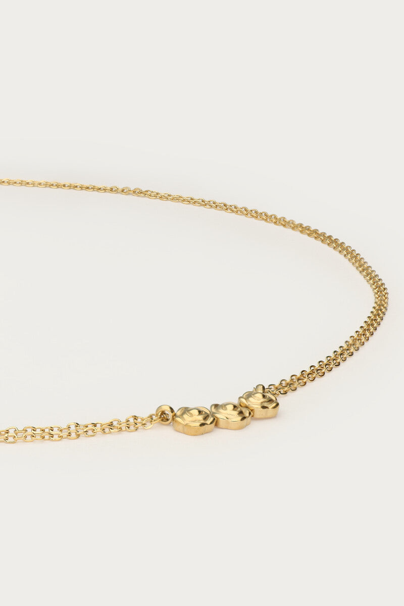 Dubbele ketting met rozen - My Jewellery