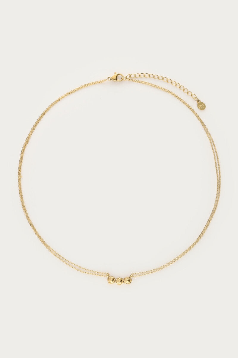 Dubbele ketting met rozen - My Jewellery