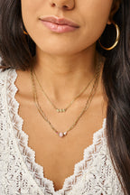 Dubbele ketting met rozen - My Jewellery