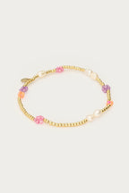 Elastieken armband met bloemen - My Jewellery