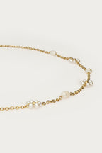Ketting met zoetwaterparel bloemen - My Jewellery