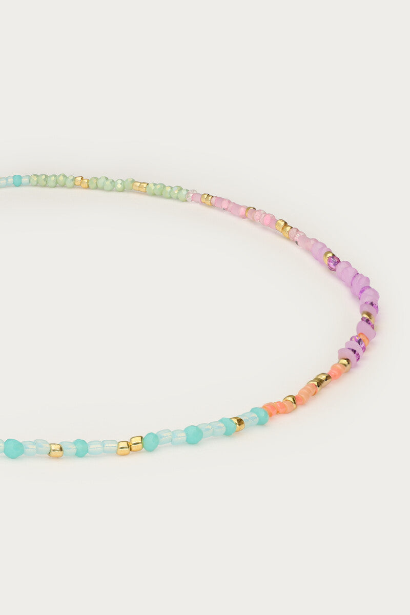 Ketting met multikleur kralen - My Jewellery