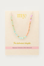 Ketting met multikleur kralen - My Jewellery