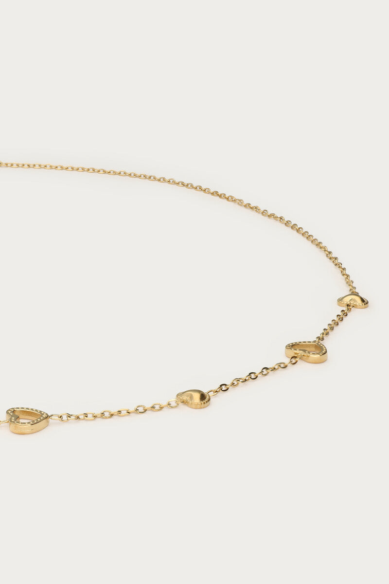 Ketting met open hartjes - My Jewellery