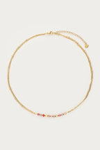Ketting met mini multi kleur kralen - My Jewellery