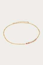 Ketting met mini multi kleur kralen - My Jewellery