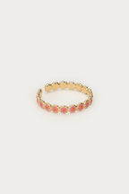 Ring met lila bloemen - My Jewellery