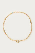 Driedubbele ketting met gekleurde kralen - My Jewellery
