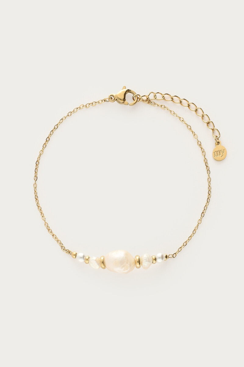 Armband met natuurlijke parels en kralen - My Jewellery