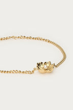 Armband met ranonkel bloem en imitatieparel - My Jewellery