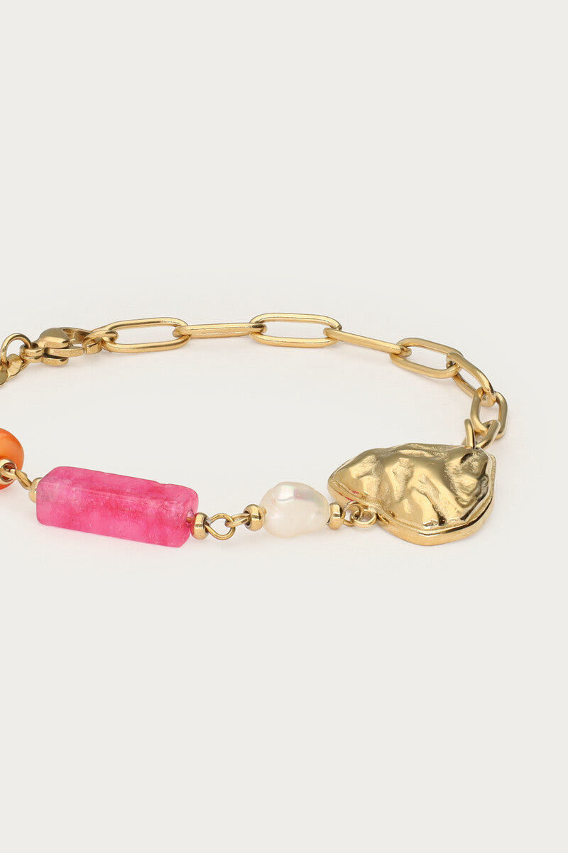 Ciao armband met kralen en hartje