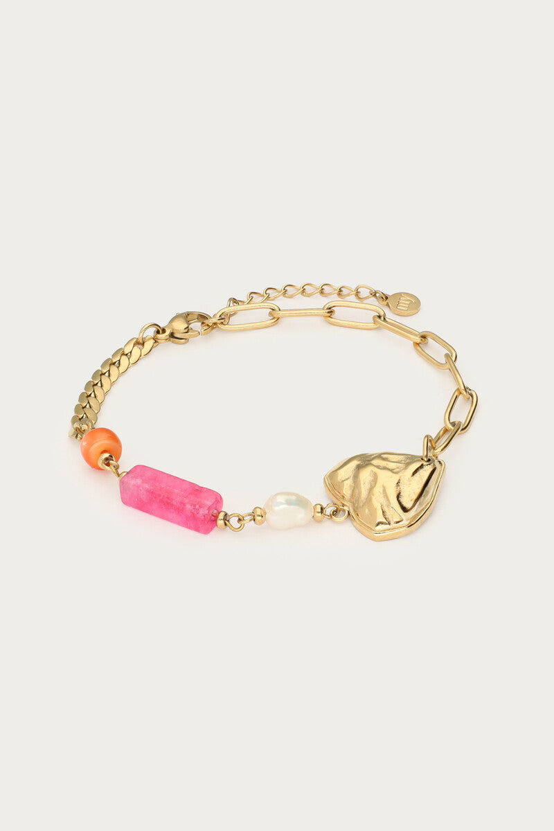 Ciao armband met kralen en hartje