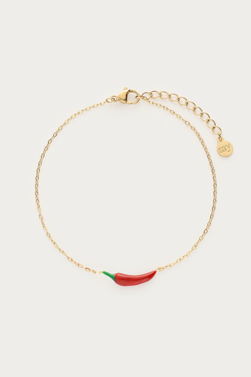 Ciao armband met rode peper